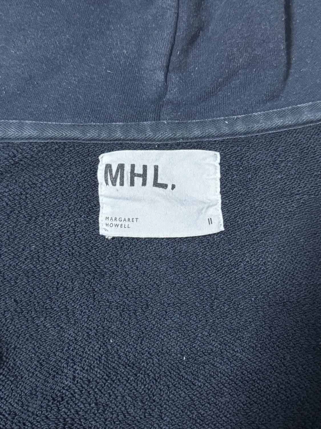 Mhl loopwheeler 스웻 후드집업 상품이미지7