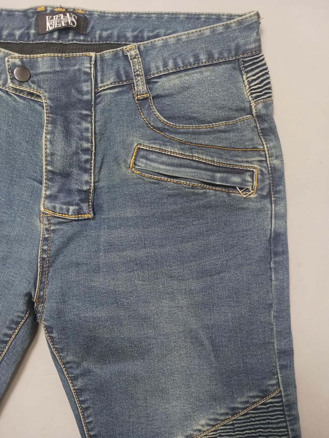 [30] 케이진스 발망 스타일 바이커진 청바지 상품이미지4