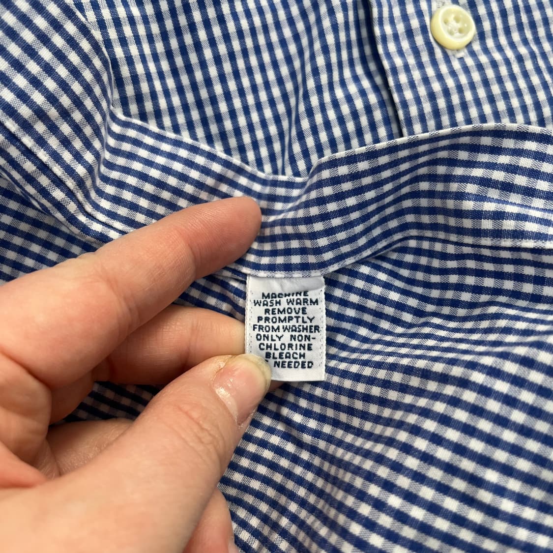 L 폴로랄프로렌 코튼 체크 셔츠 0306M 상품이미지3