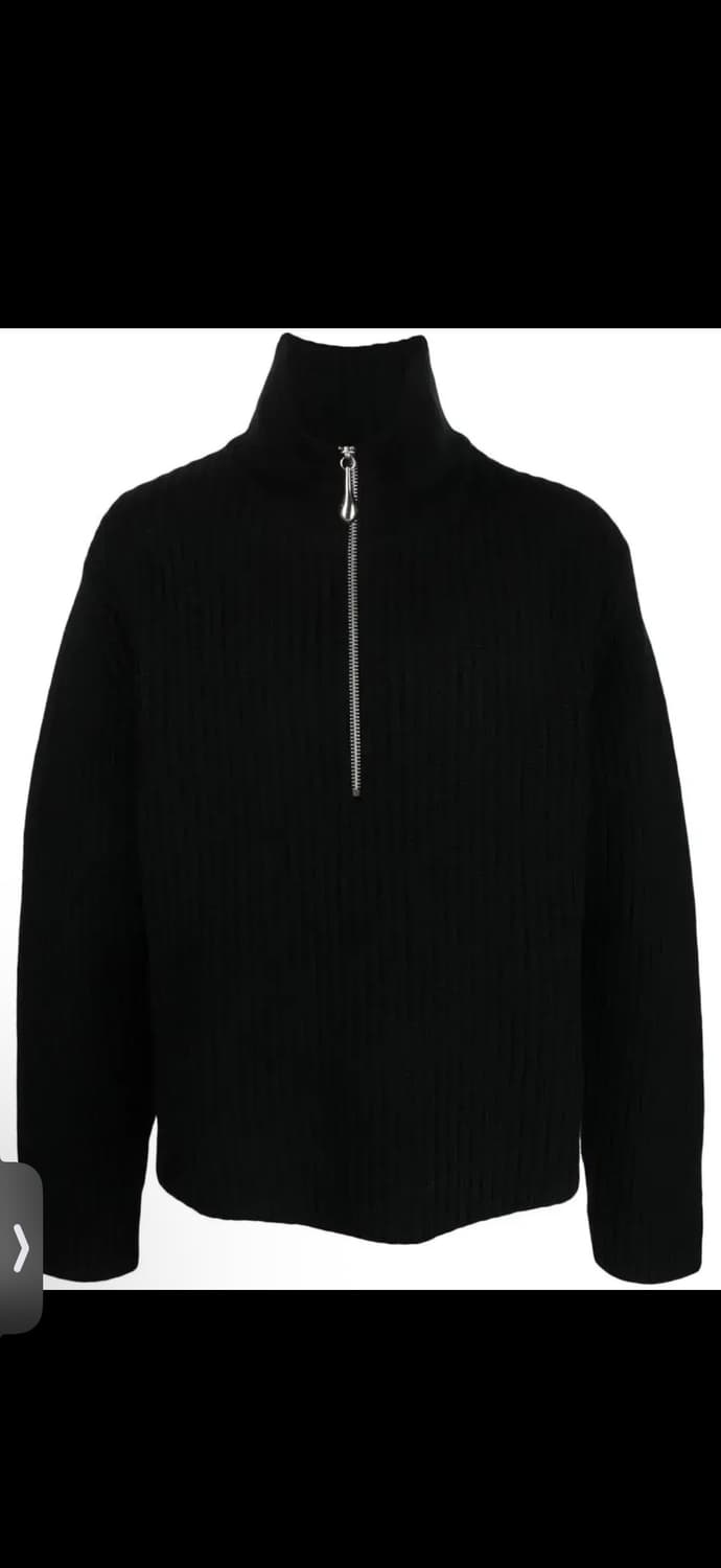 이티스 EYTYS 넵튠 반집업 니트 블랙  L-XL 상품이미지8