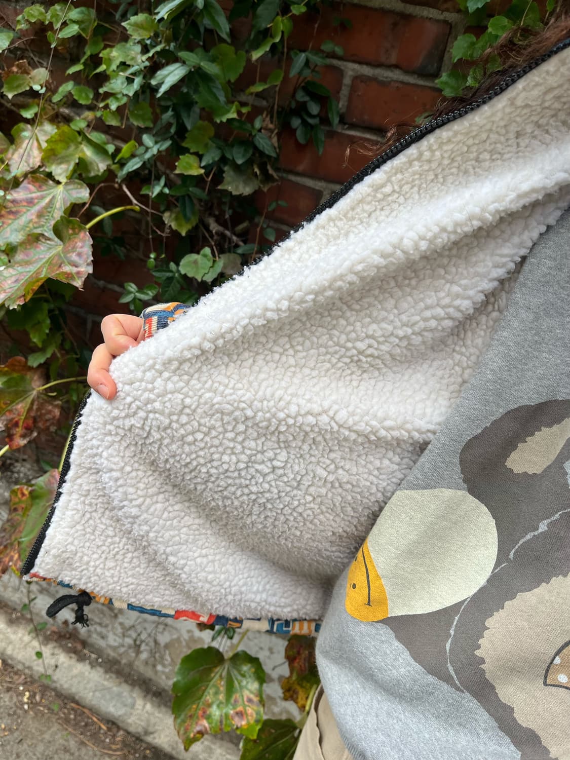 카툰패턴 코듀로이 아우터 상품이미지4