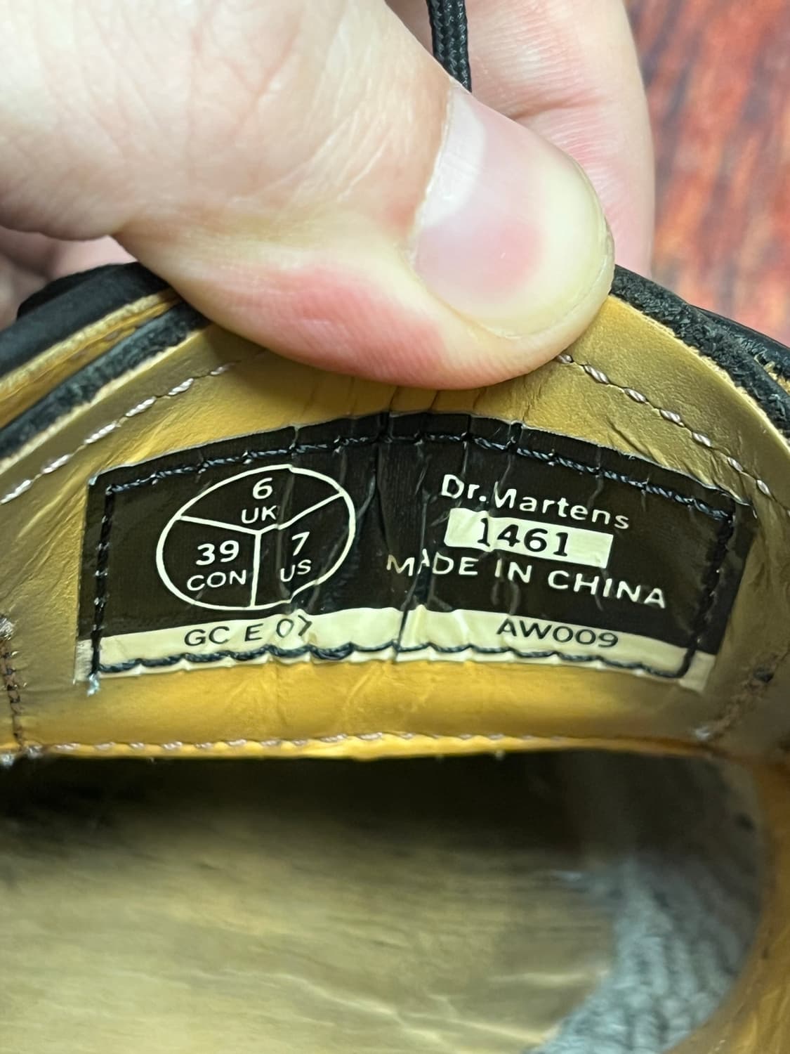 [250] 닥터마틴 1461 블랙 3홀 더비 로퍼 상품이미지7