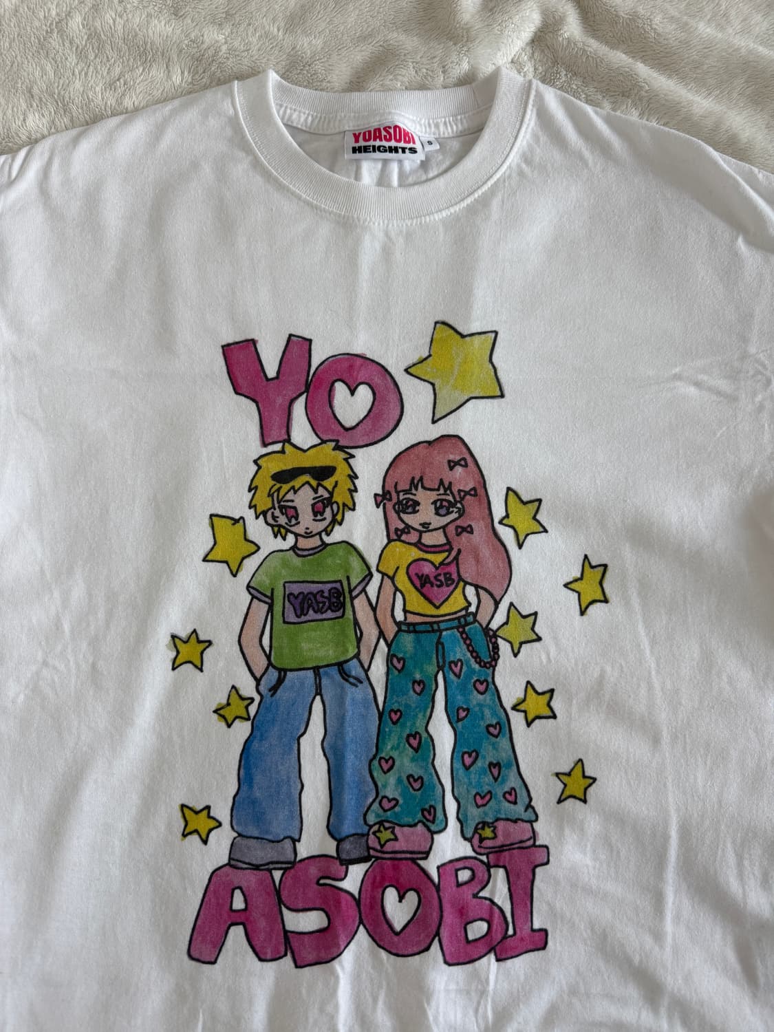 하이츠X요아소비 티셔츠 상품이미지2