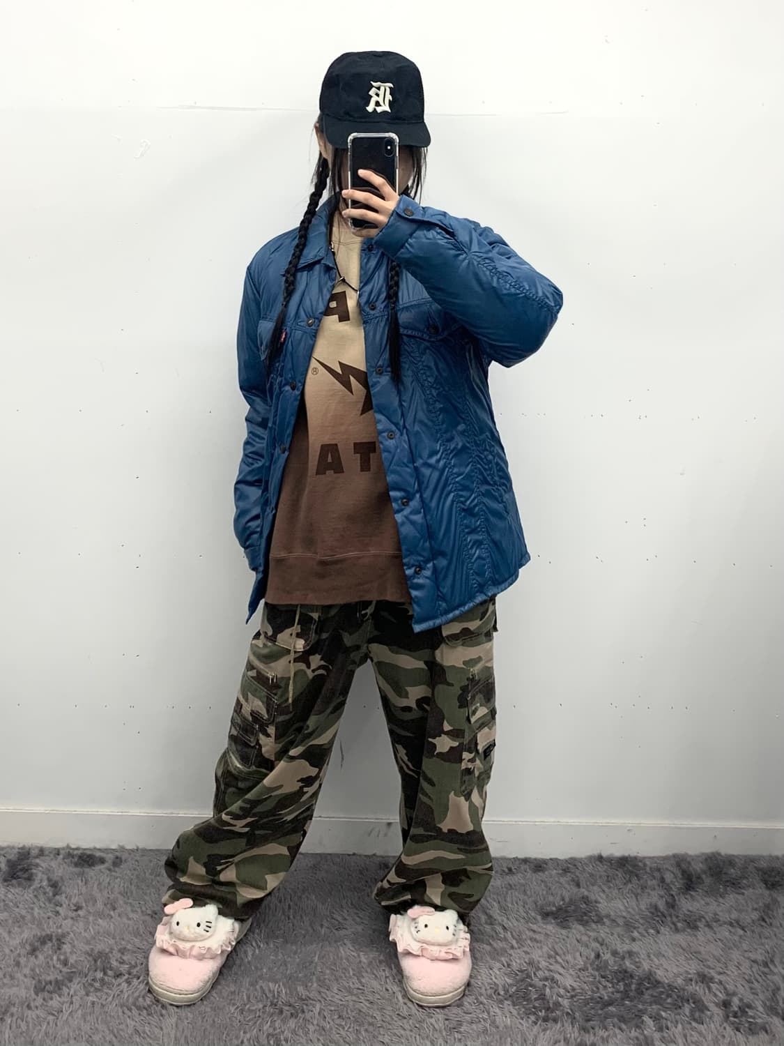 리바이스 블루 퀄팅 자켓 상품이미지2