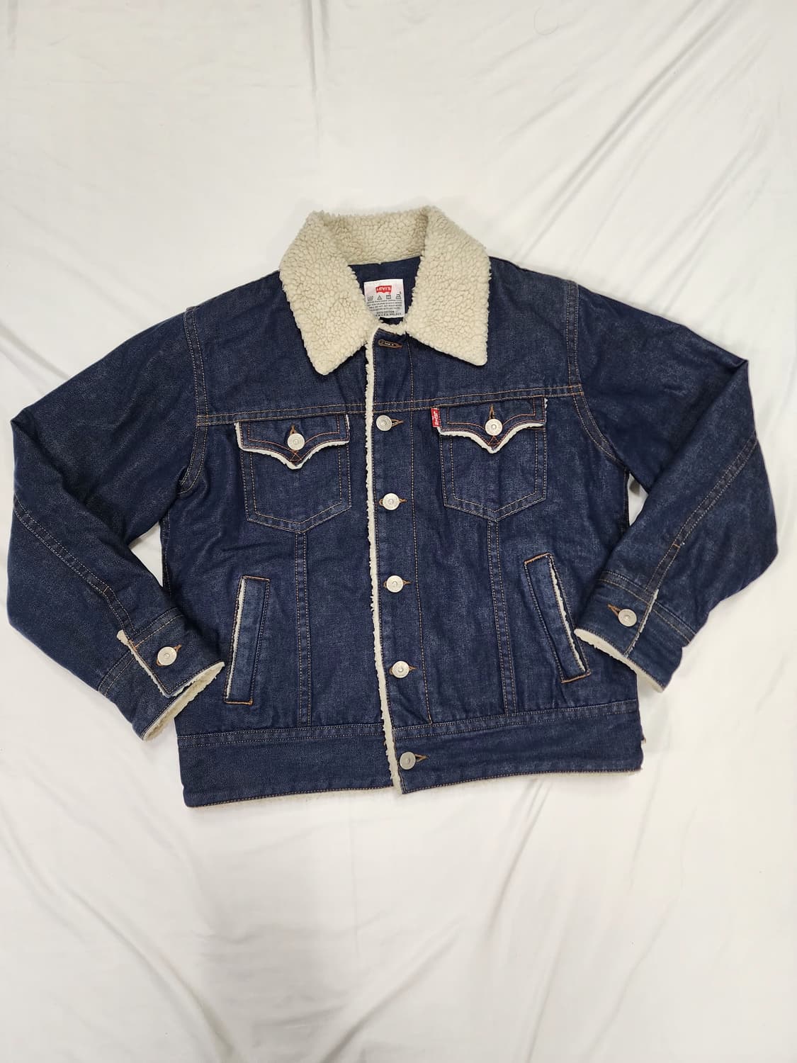 리바이스 뽀글이 데님 무스탕 자켓 상품이미지1