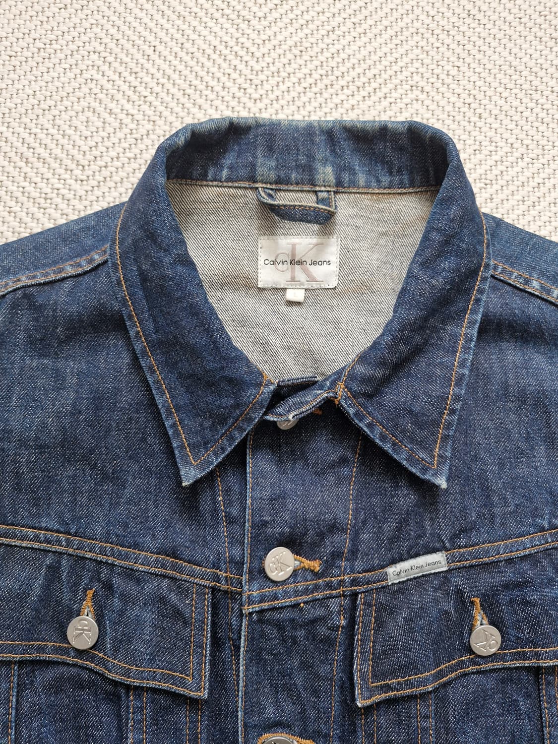 캘빈클라인 데님 트러커 자켓 L  상품이미지3