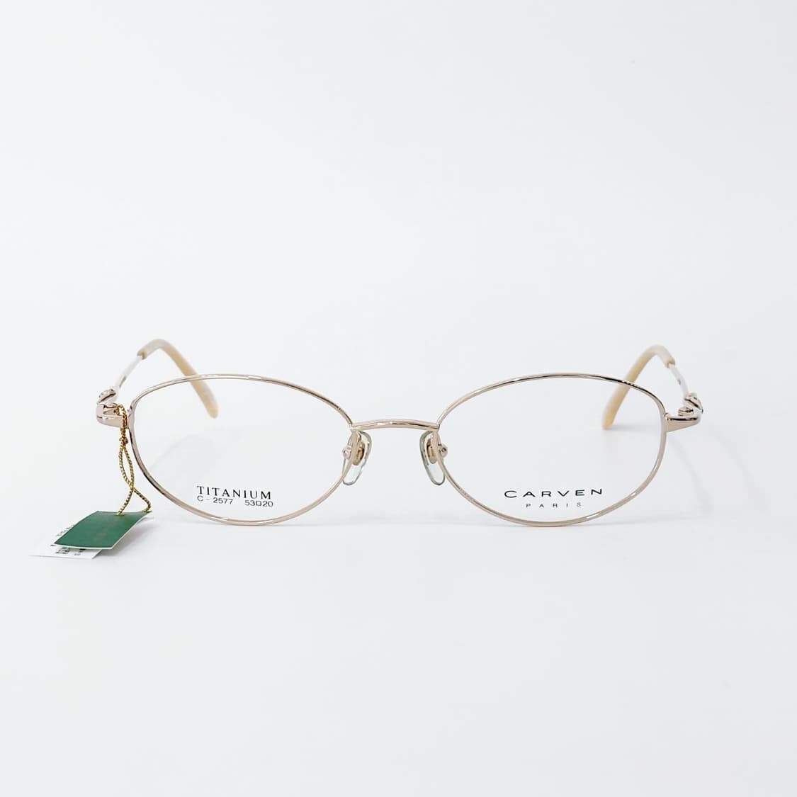 키지클럽 CARVEN 골드 오벌 데드스탁 빈티지안경 상품이미지2