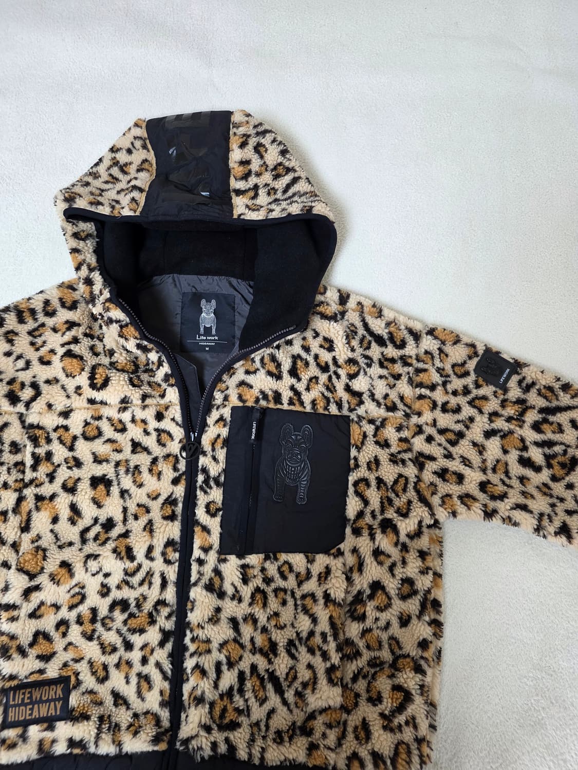 라이프워크  쉐르파 후리스 후드 재킷 남여. M 상품이미지1