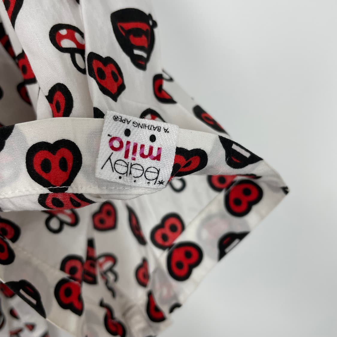 베이프 마일로 bape milo 패턴 반팔 셔츠 상품이미지7