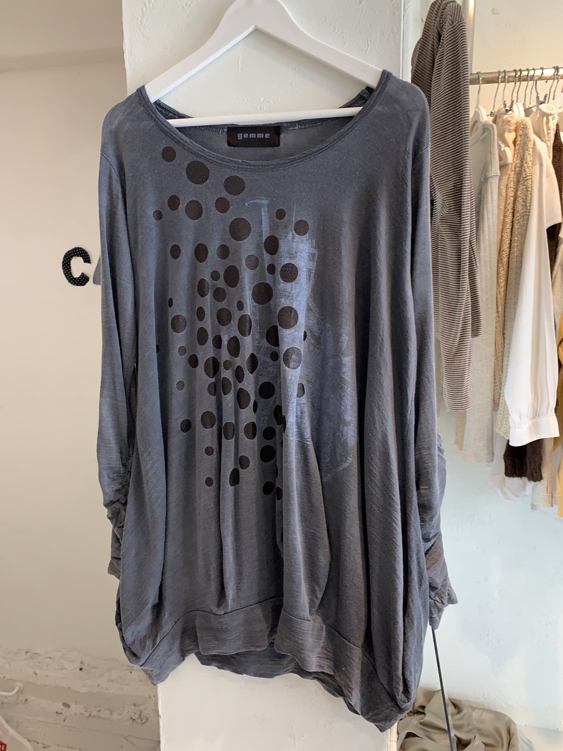 Gomme dot shirring onepiece 상품이미지2