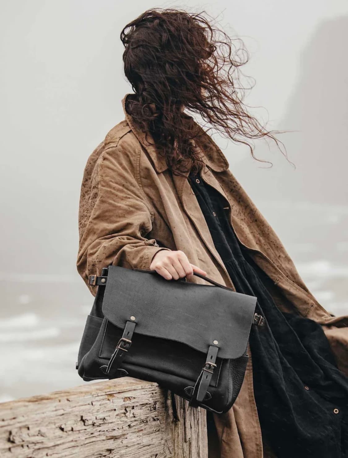 블루드쇼프 이클레어 사첼백 M - 누아르 블랙 상품이미지4