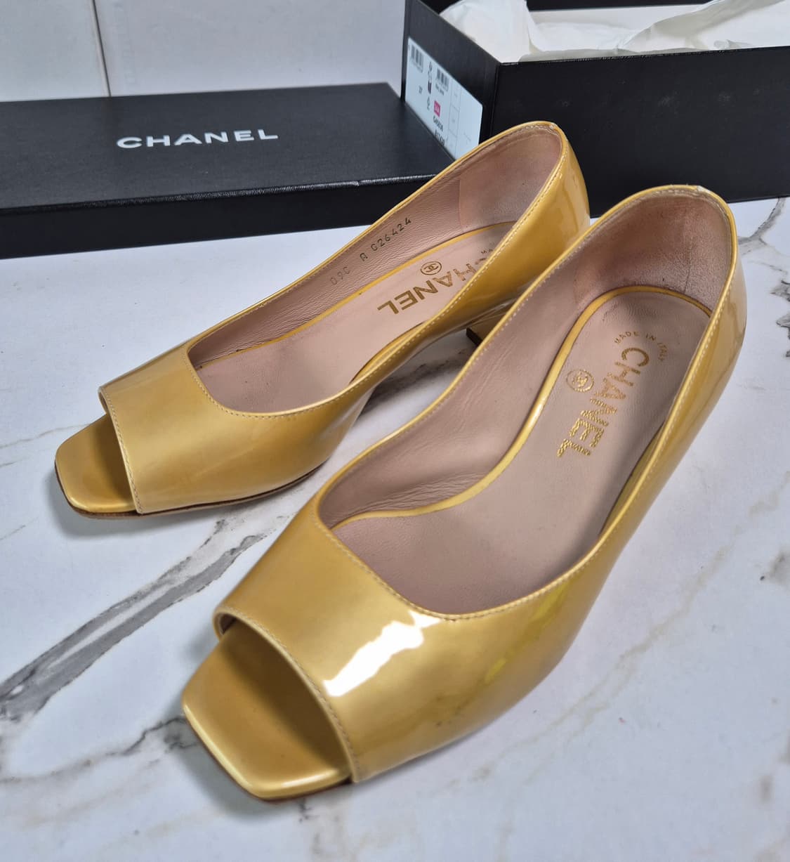 (정품) 샤넬 페이던트 구두 36 상품이미지1