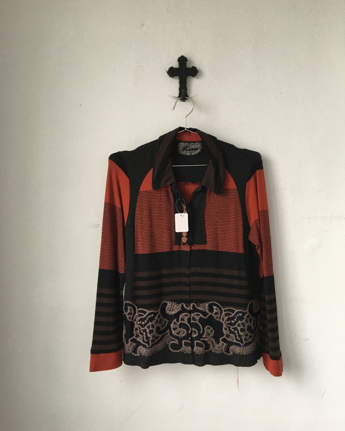 Pattern point cardigan 상품이미지1