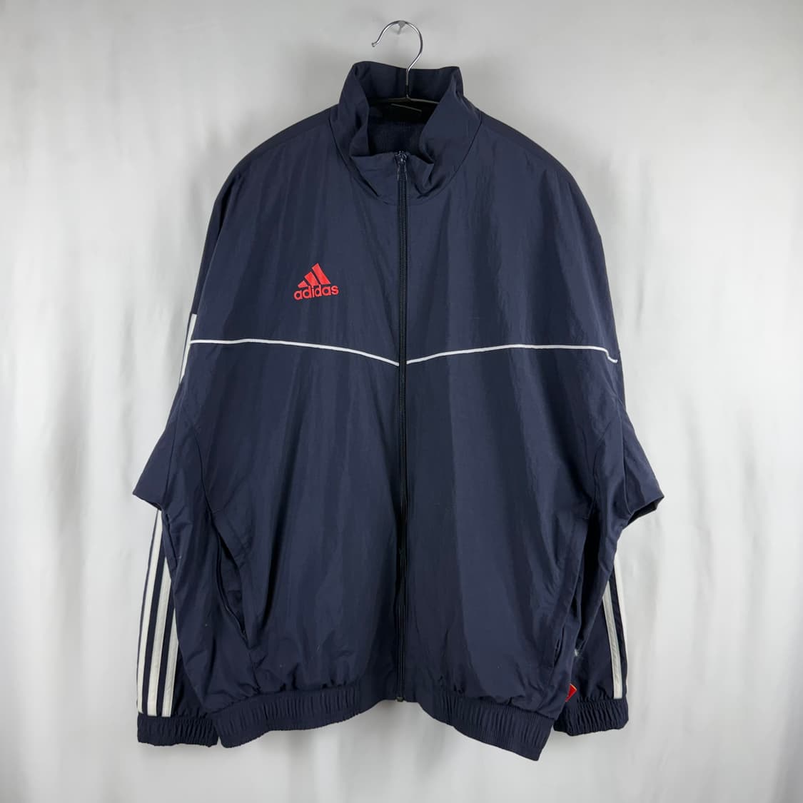 (무료배송)XL) 아디다스 올드스쿨 풋볼 트랙 우븐 자켓 네이비 상품이미지2