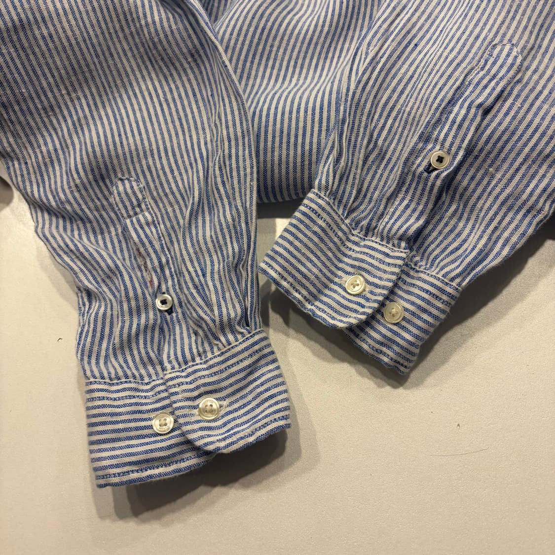 [M] 타미힐피거 레귤러핏 린넨 스트라이프 셔츠 C800 상품이미지7