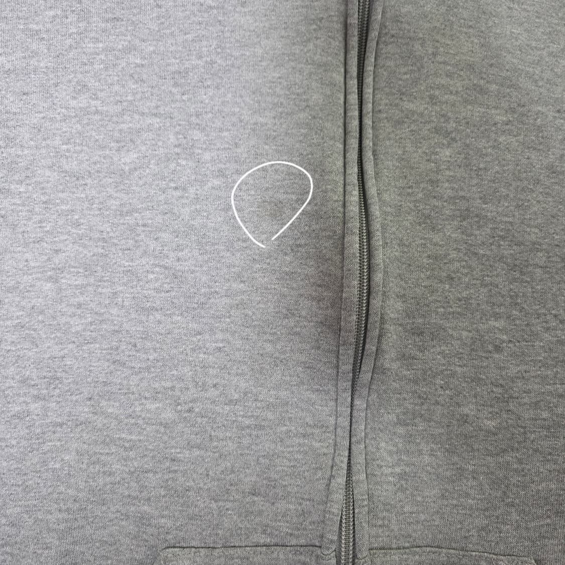 [XL] 90s 러셀 애슬레틱 후드집업 헤더 그레이 like XXL 상품이미지2