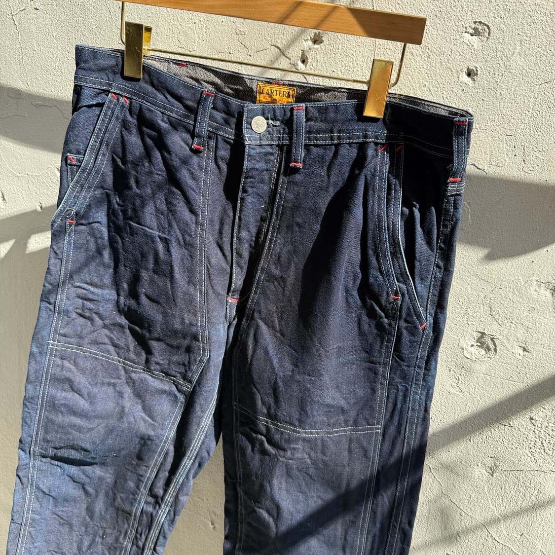 carters 인디고 덕캔바스 더블니 셀비지 상품이미지3