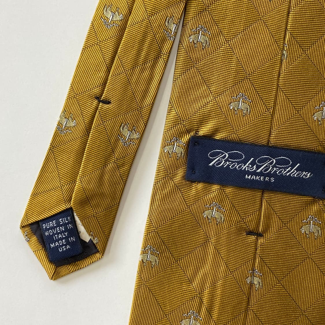 브룩스브라더스 명품 정품 모노그램 넥타이 상품이미지5