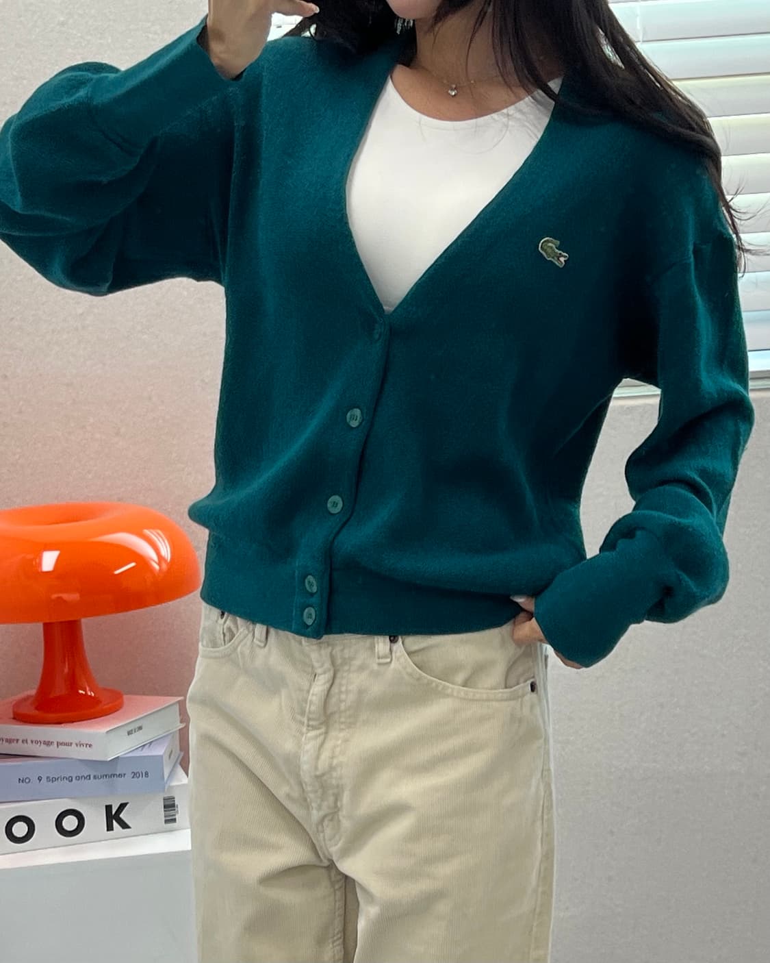 (WOMEN)90'S 라코스테 가디건-M1534 상품이미지1