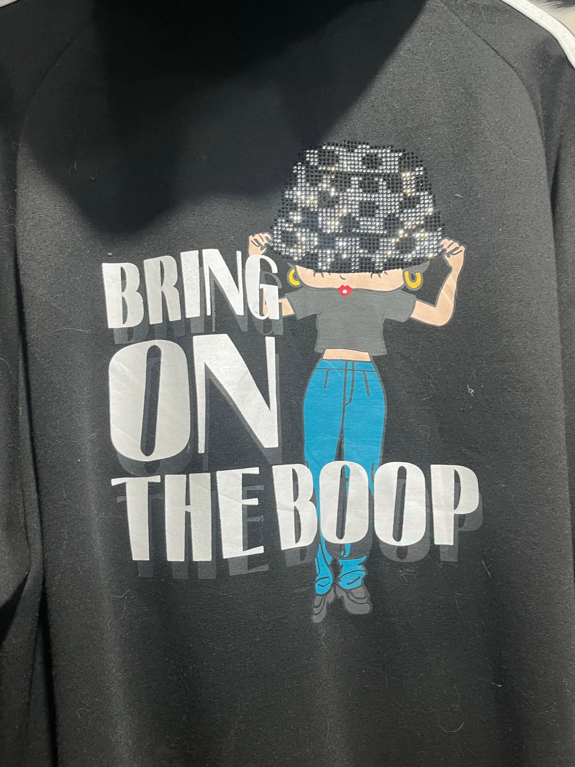 베티붑 프린팅 오버핏 후드집업 상품이미지6