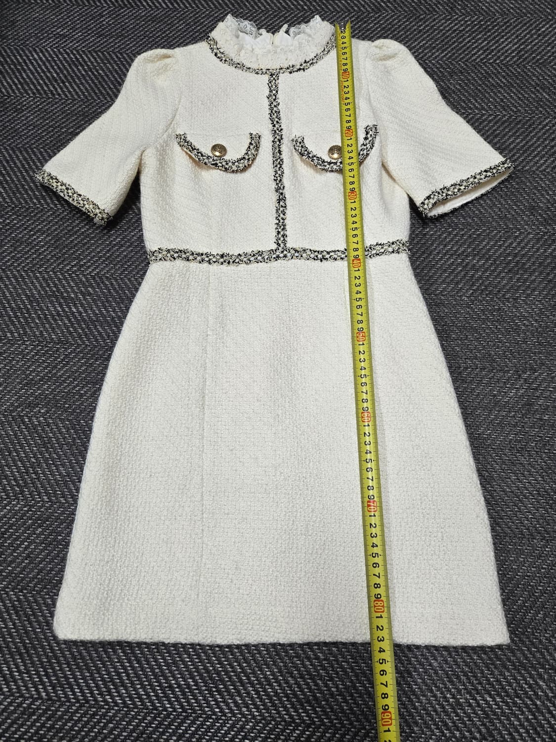 산드로 트위드 미니 원피스 상품이미지9