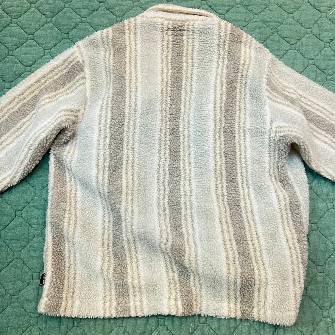 스투시 스트라이프 쉐르파 셔츠 / M 상품이미지8