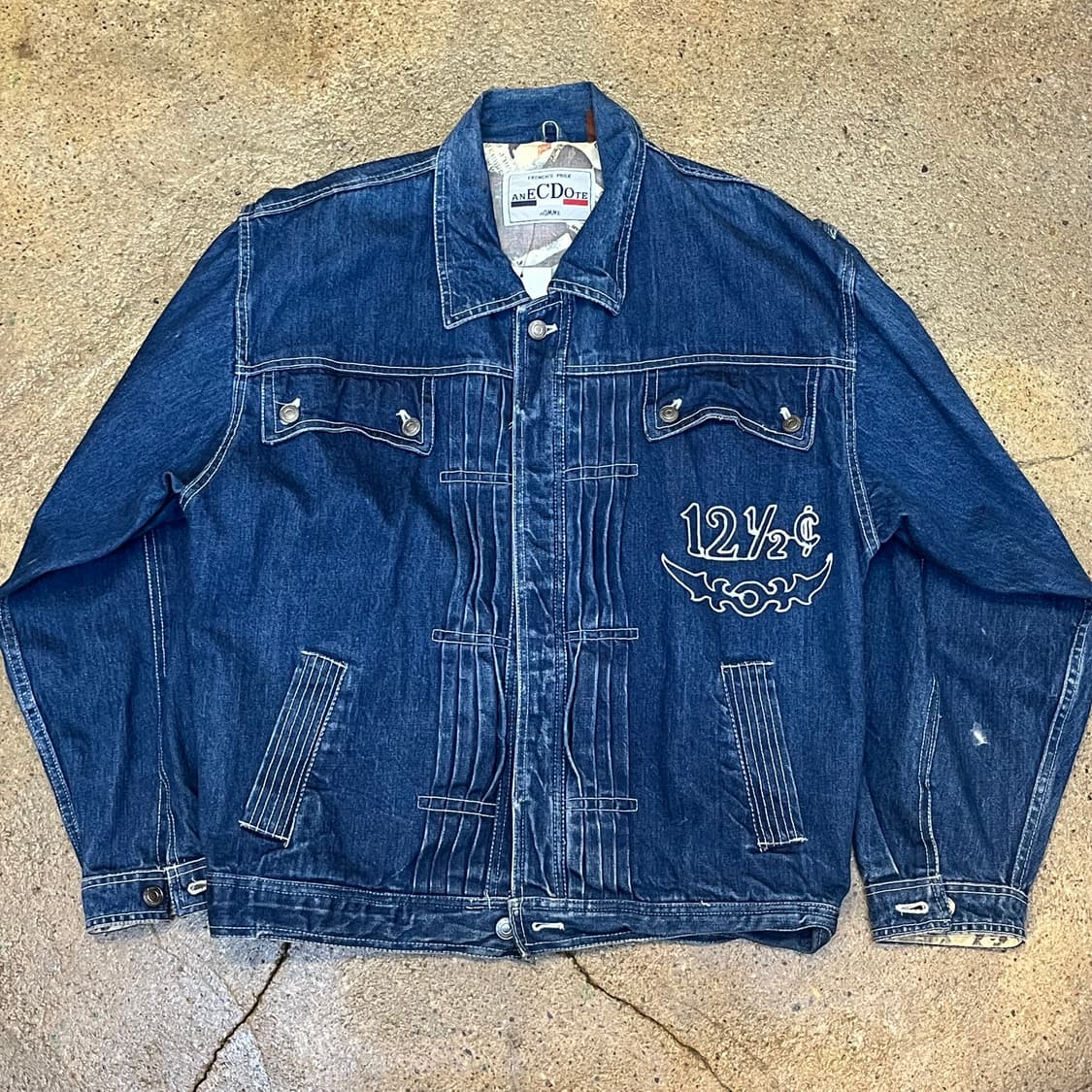 미국 빈티지 프렌치 스타일 디테일 ANECDOTE 데님 자켓 청자켓 상품이미지2