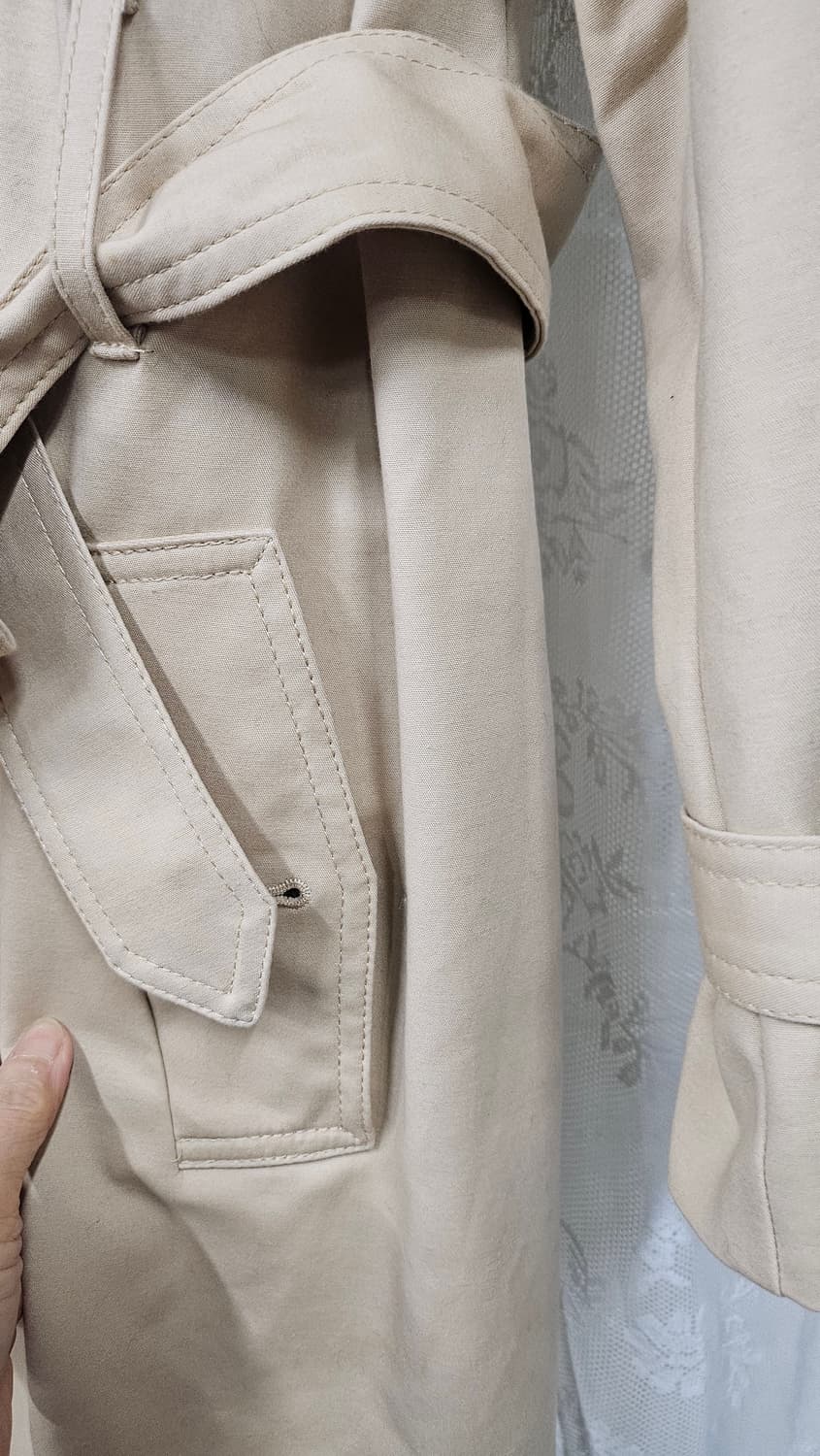 타미힐피거 베이지 트렌치 코트  상품이미지8