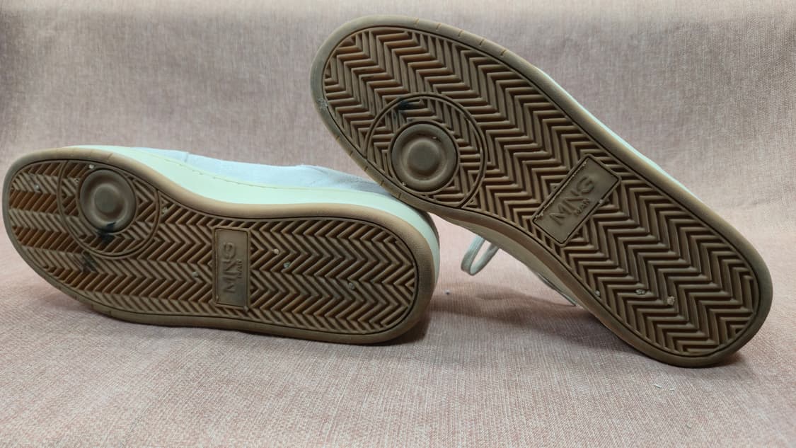 망고 285mm- 화이트 색상 스웨이드  스니커즈 상품이미지6