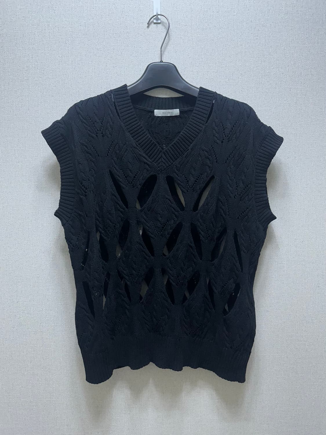 노이어 남성용 브이넥 아가일 스카시 베스트 스테판쿡느낌 상품이미지2