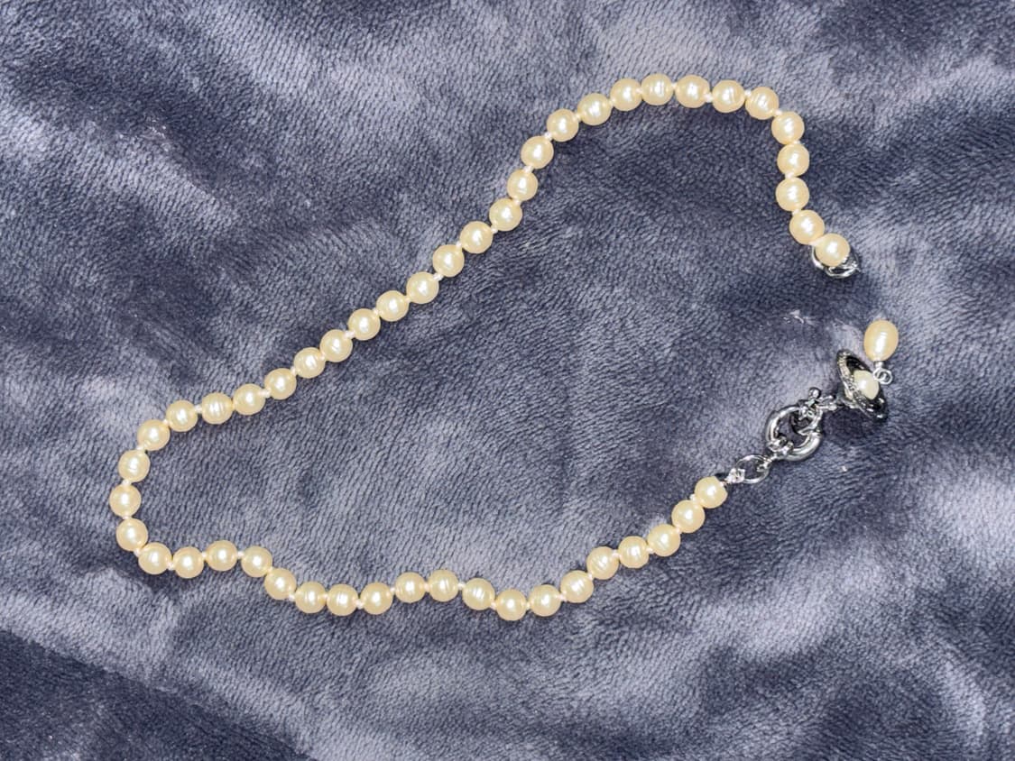 비비안웨스트우드 진주 초커 목걸이 orb 상품이미지4