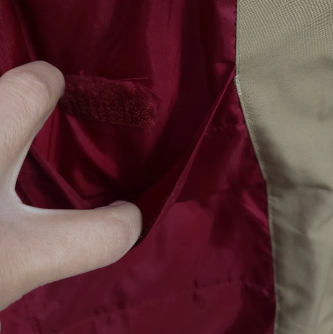 나이키 패딩 조끼 베이지/버건디 105 상품이미지6