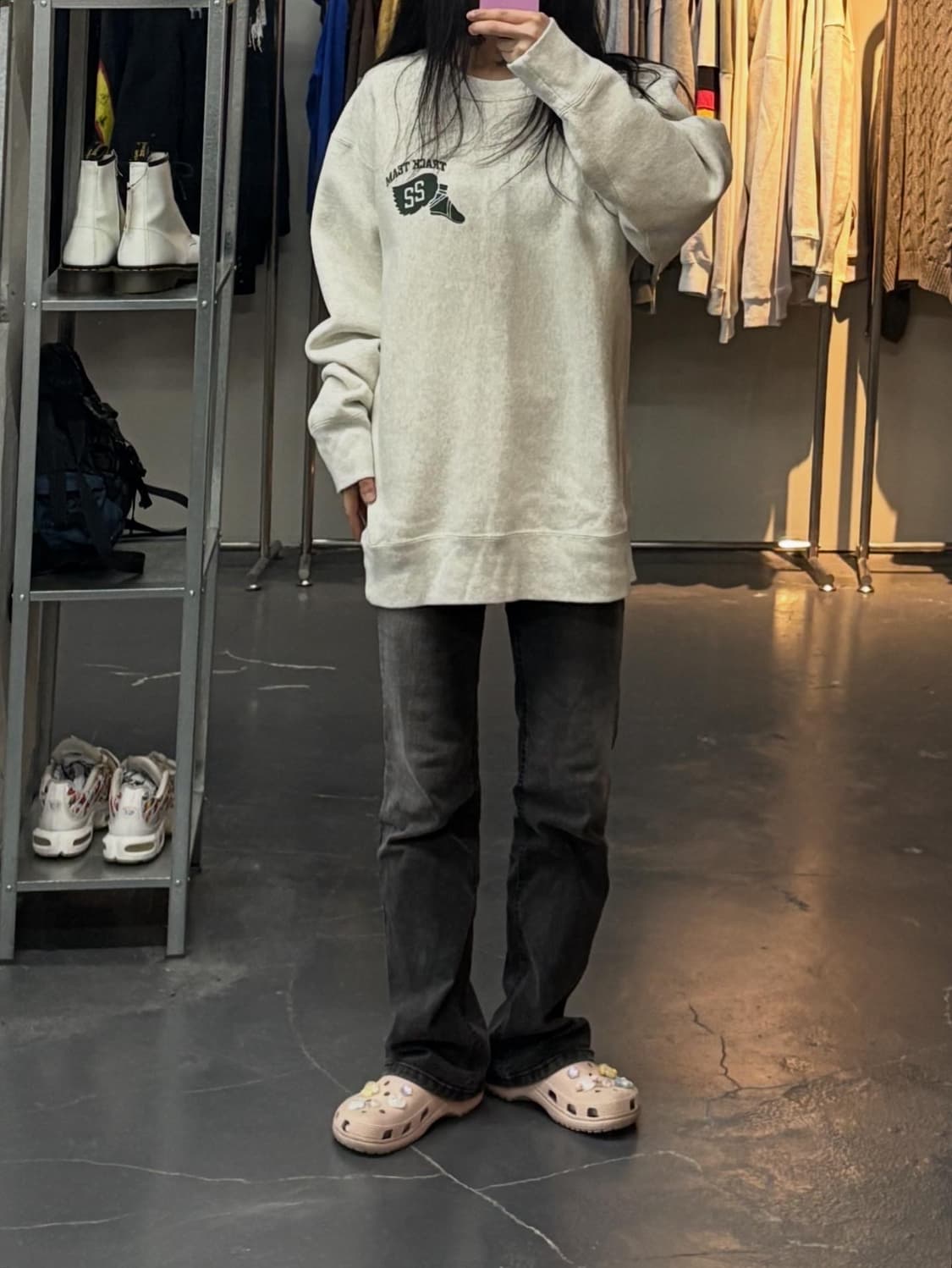 챔피온 X 디스이즈네버댓 22fw 콜라보레이션 리버스 위브 블루택 트랙팀 상품이미지1