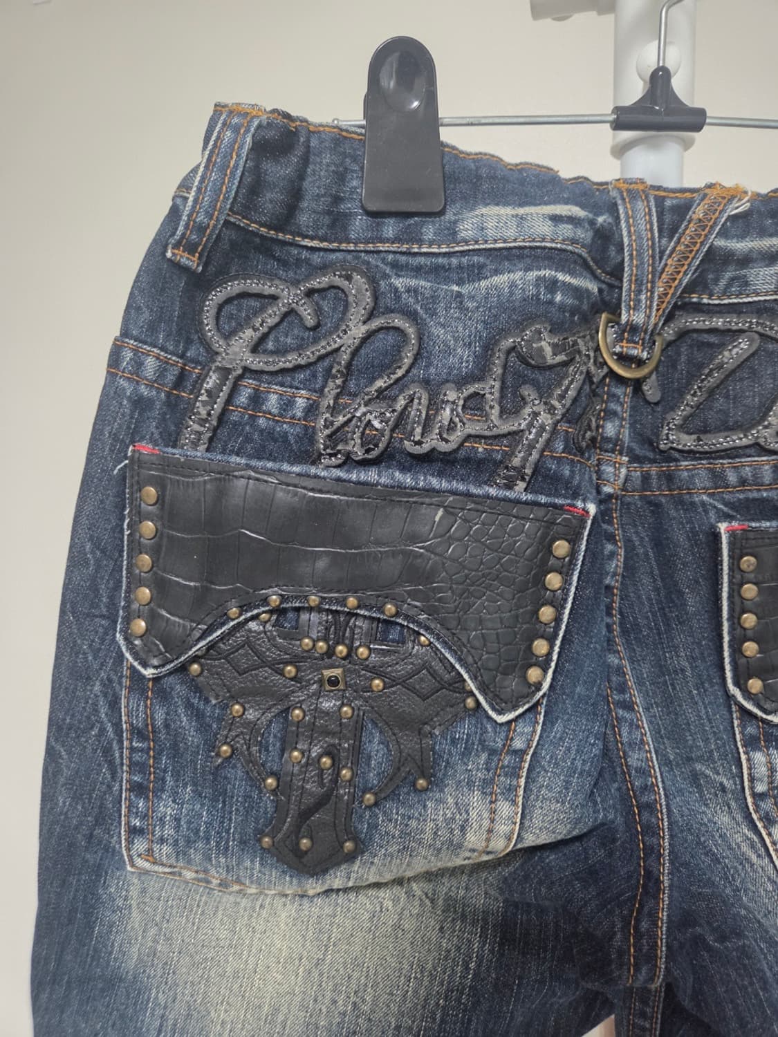 클라우드72 워싱 디테일 청바지  상품이미지4