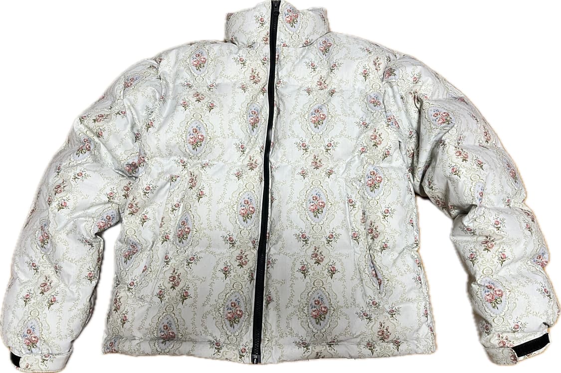 챈스챈스 플라워패턴 패딩 숏패딩 상품이미지1