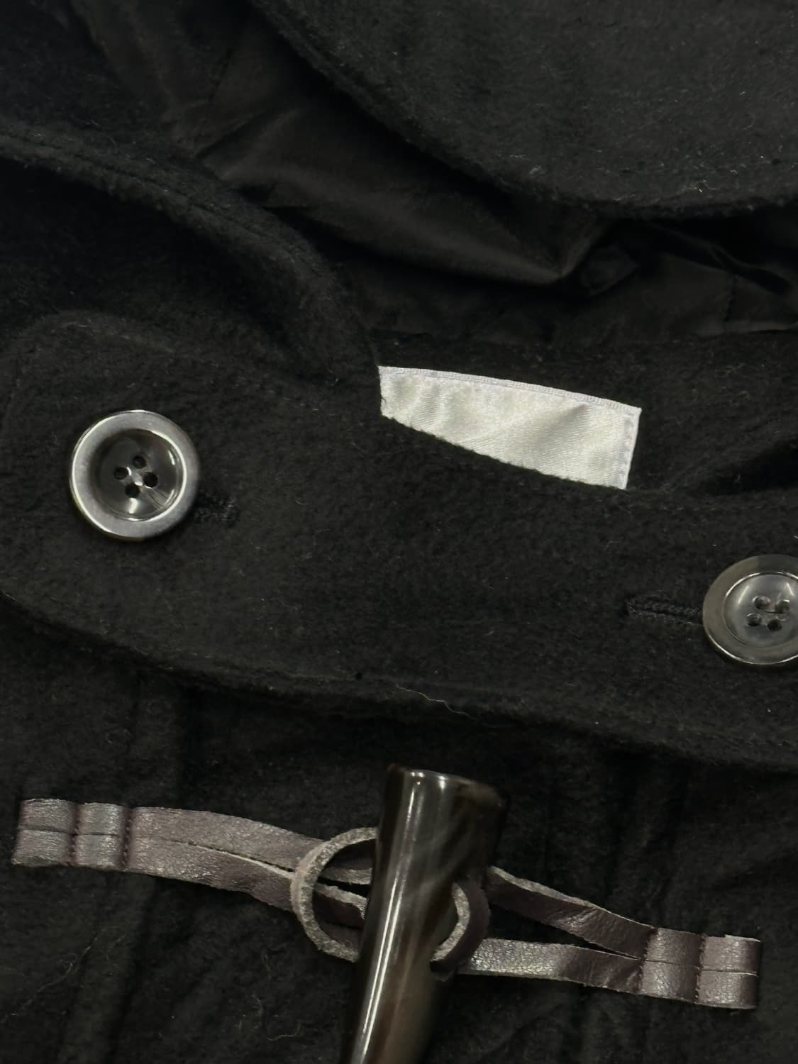 ❄️사와코깔 미디 블랙 떡볶이 코트 ❄️ 그런지 러블리 학생 고갸루 상품이미지3