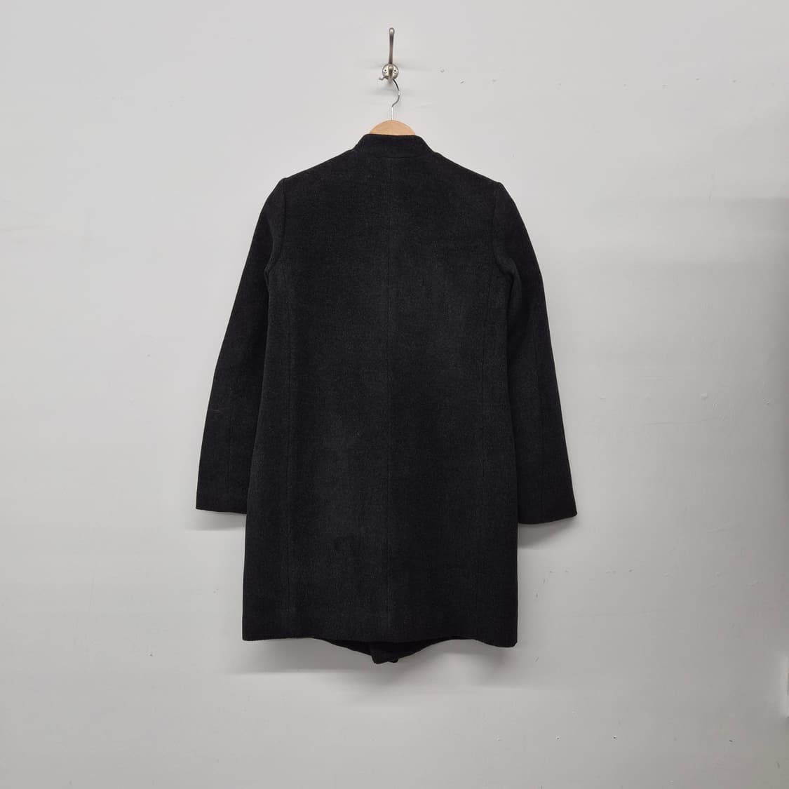  캐시미어 100% 기본 블랙 코트 여자 S 상품이미지7