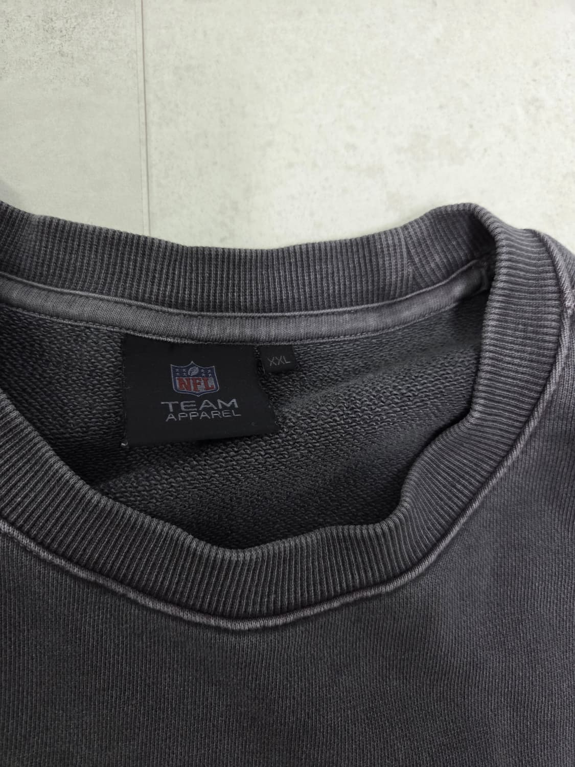 NFL 빅로고 피그먼트 워싱 맨트맨 상품이미지4