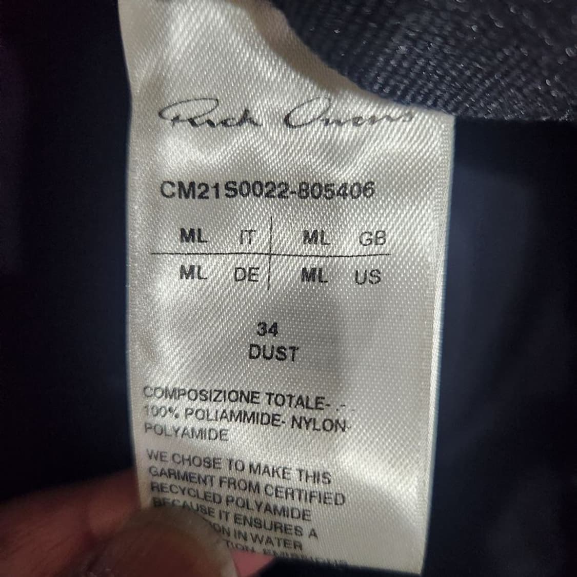 [ML]릭오웬스x챔피온 버킷 햇[Y61-013] 상품이미지8