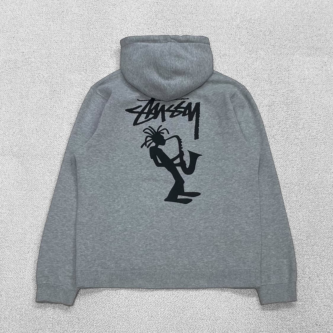스투시 Stussy 재즈 쉐도우맨 후드티 그레이 상품이미지1