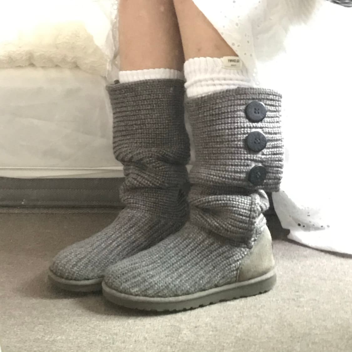 Ugg cardy knit boots grey 230 상품이미지1