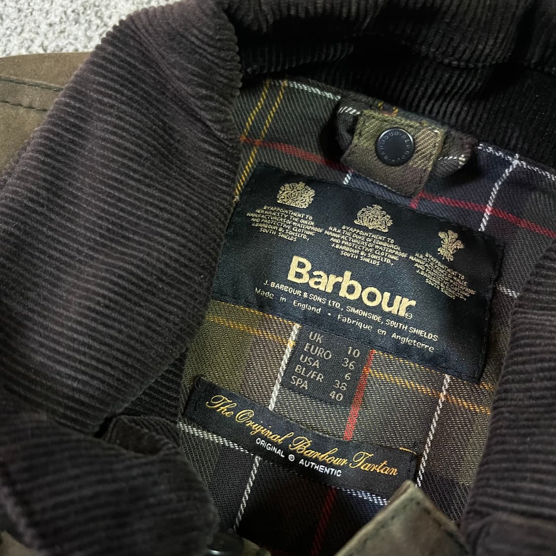 바버 왁스 자켓 상품이미지5