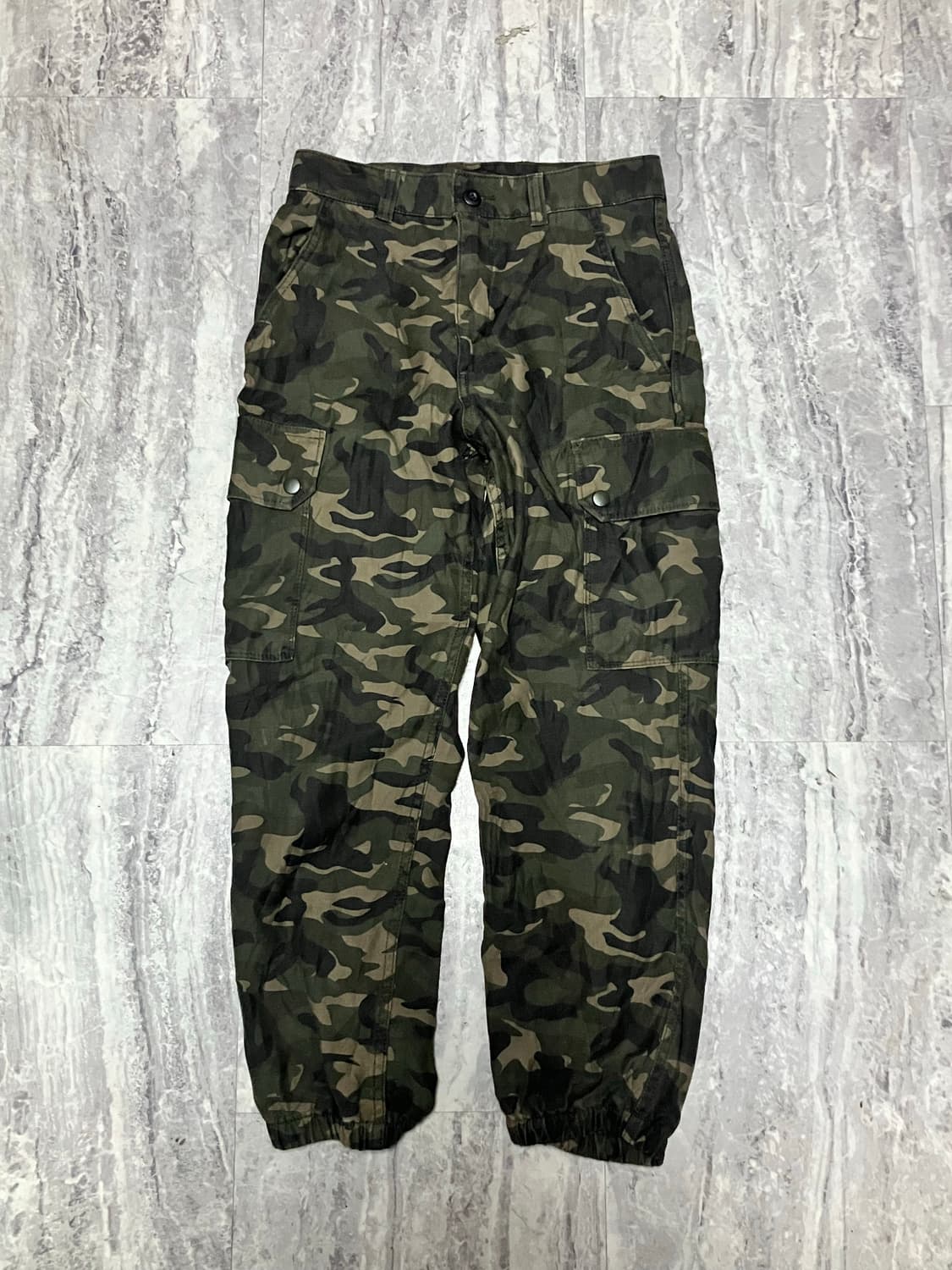 일본빈티지 Sagmachine 핀터깔y2k 밀리터리스트릿 카고조거팬츠 상품이미지1