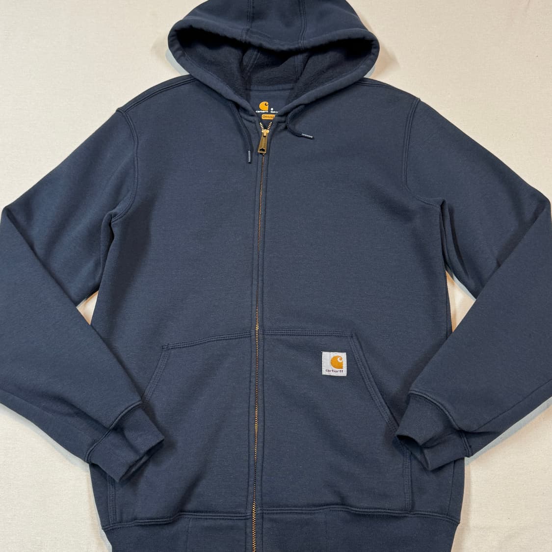 S) 칼하트 미드웨이트 오리지널핏 후드집업 네이비 상품이미지2