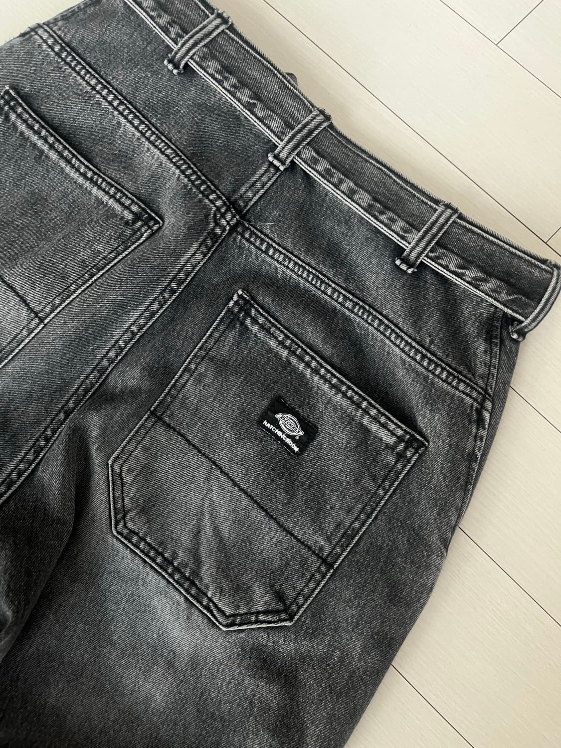 해칭룸x디키즈 스노우팬츠 워시드 블랙 3 상품이미지4