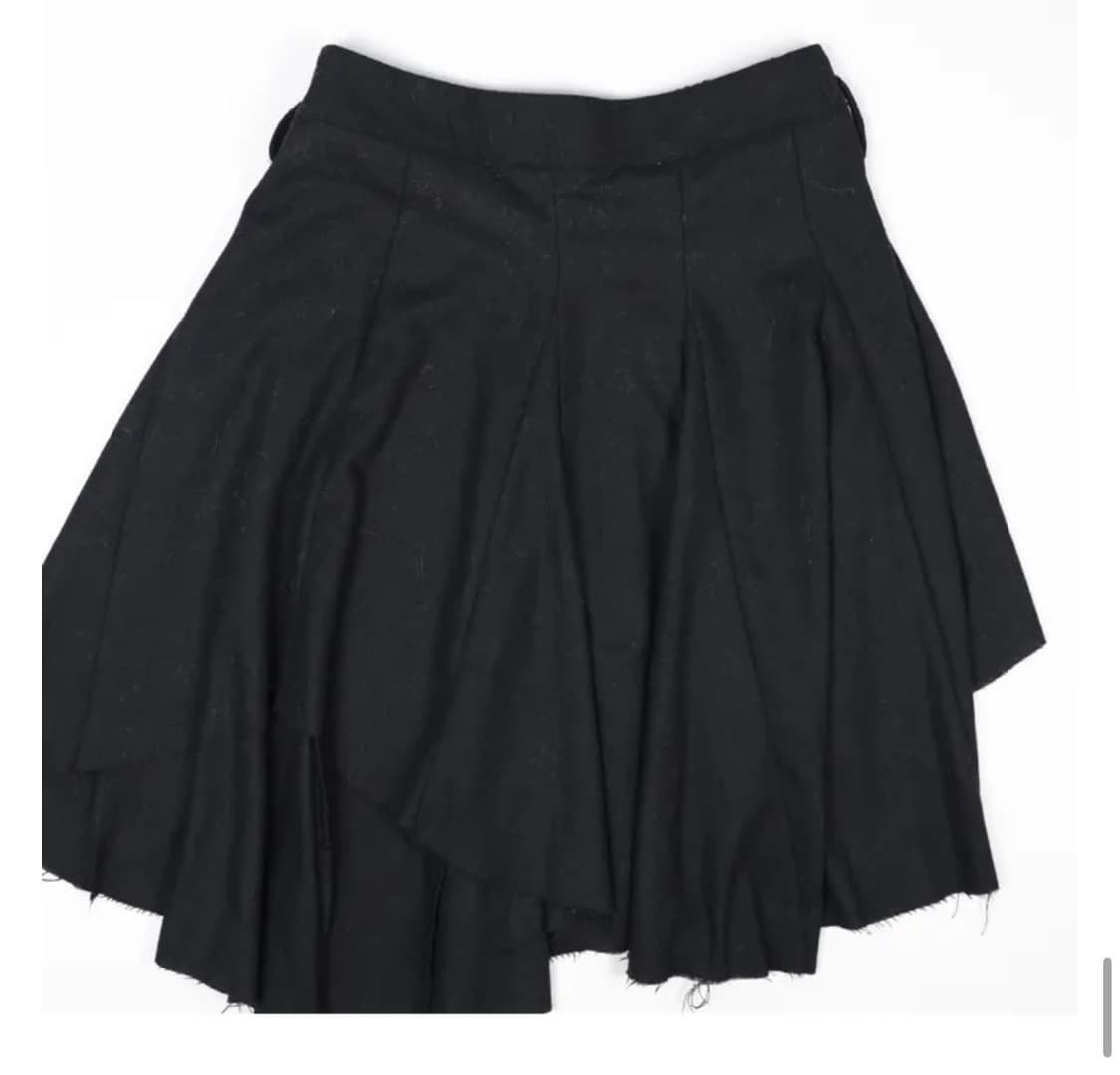 언발 빈티지 스커트 블랙 상품이미지2