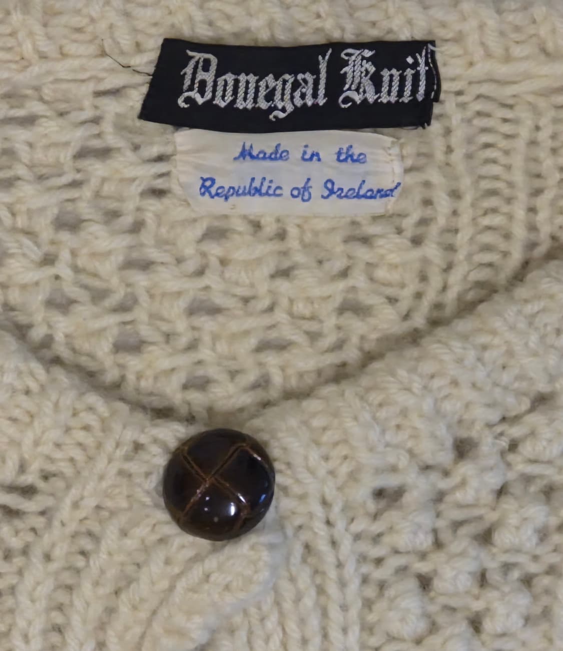 70's Vintage Donegal Knit Aran Cardigan  상품이미지4