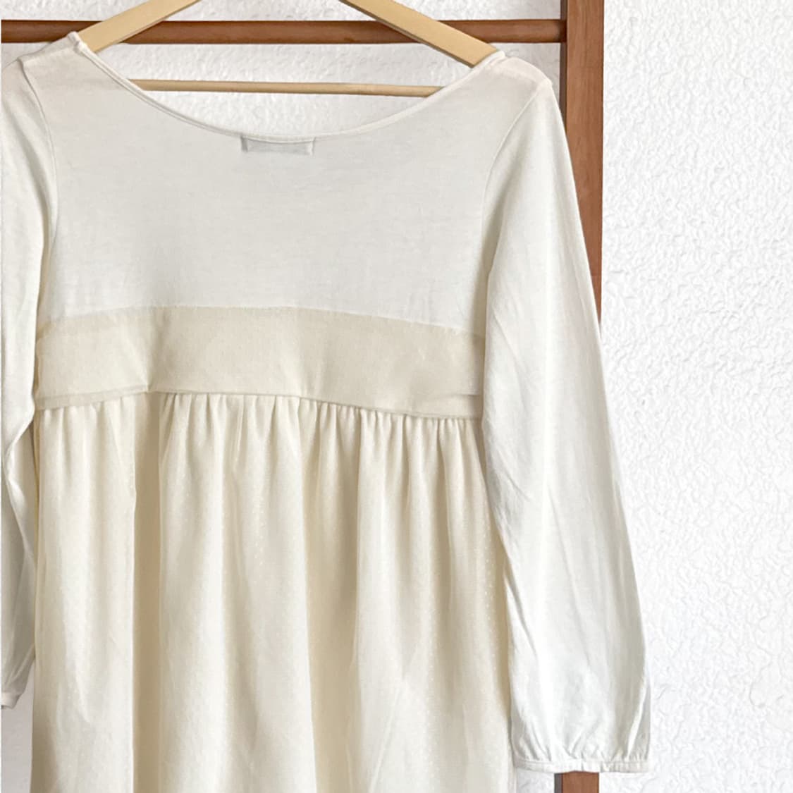 크림 드리즐 튤 탑 상품이미지8