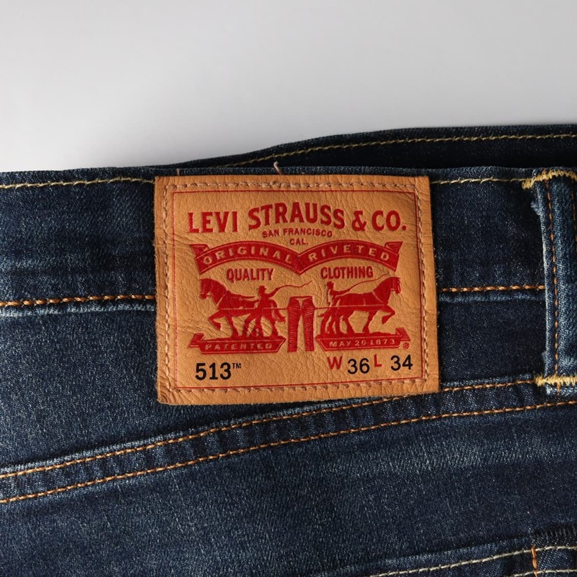 리바이스 513 다크 인디고 슬림 스트레이트 데님 36 상품이미지6