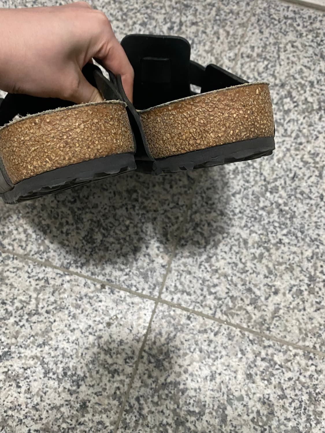 버켄스탁 레더 블랙 보스턴 레귤러 265 뤡코즈 블라인드파일즈 상품이미지4